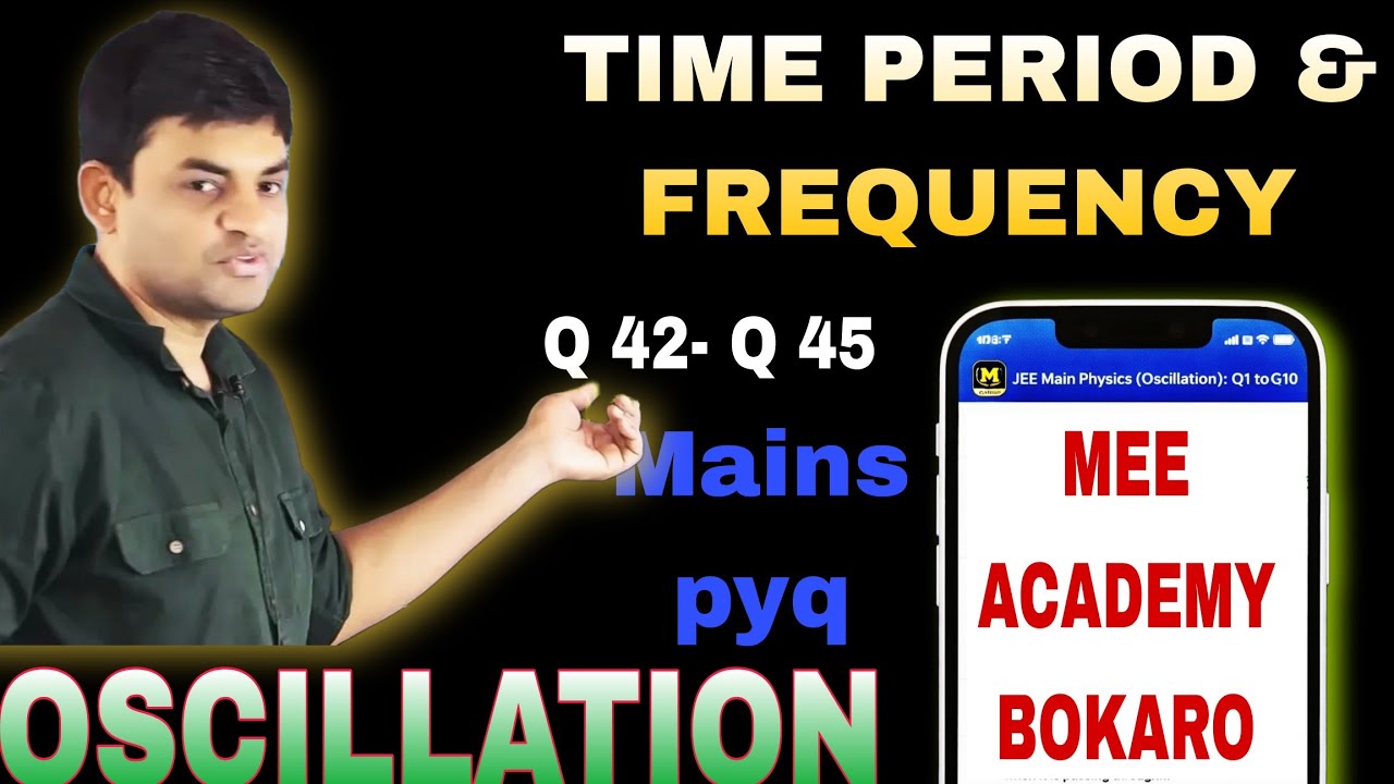 Oscillation PYQ (JEE Main) | Time Period & Frequency Complete Theory + Questions | Best Coaching