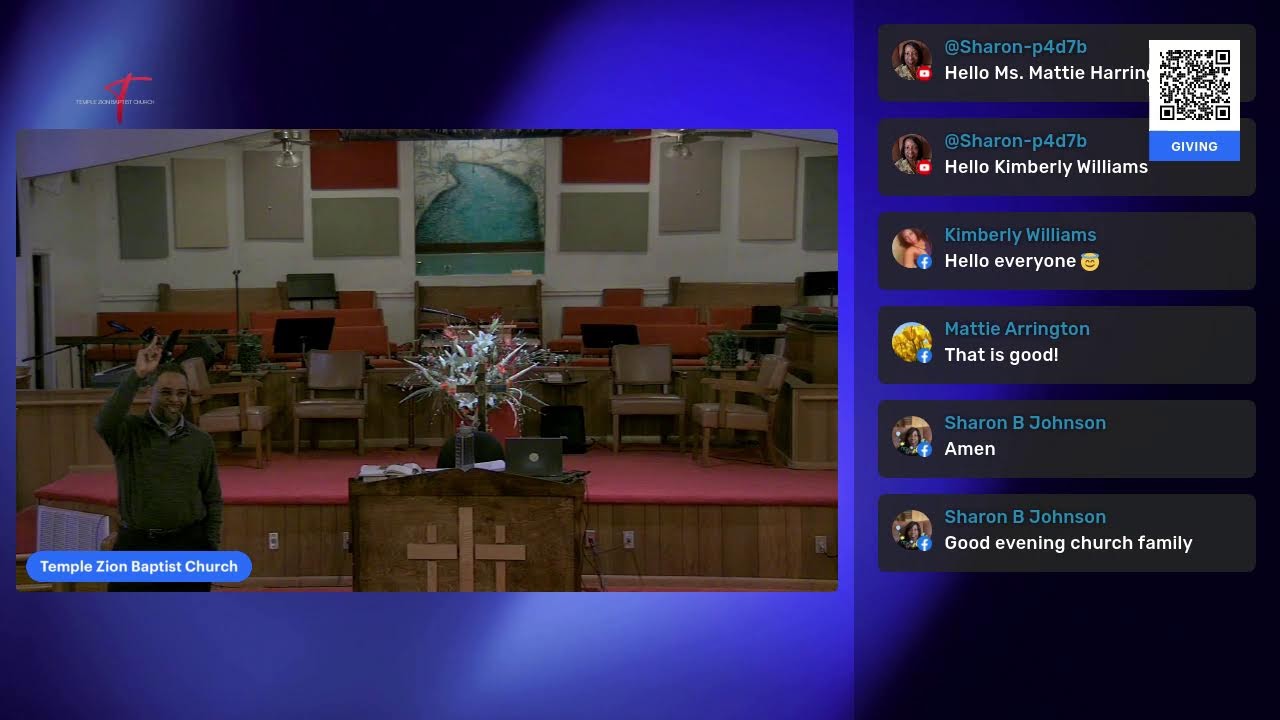 Temple Zion Baptist Church (Dr. Andre T. Melvin- Pastor)