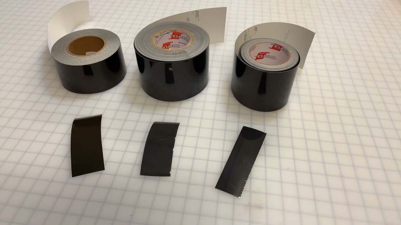Black Reflective Tape - Brightness Comparison - Bright Brighter Brightest