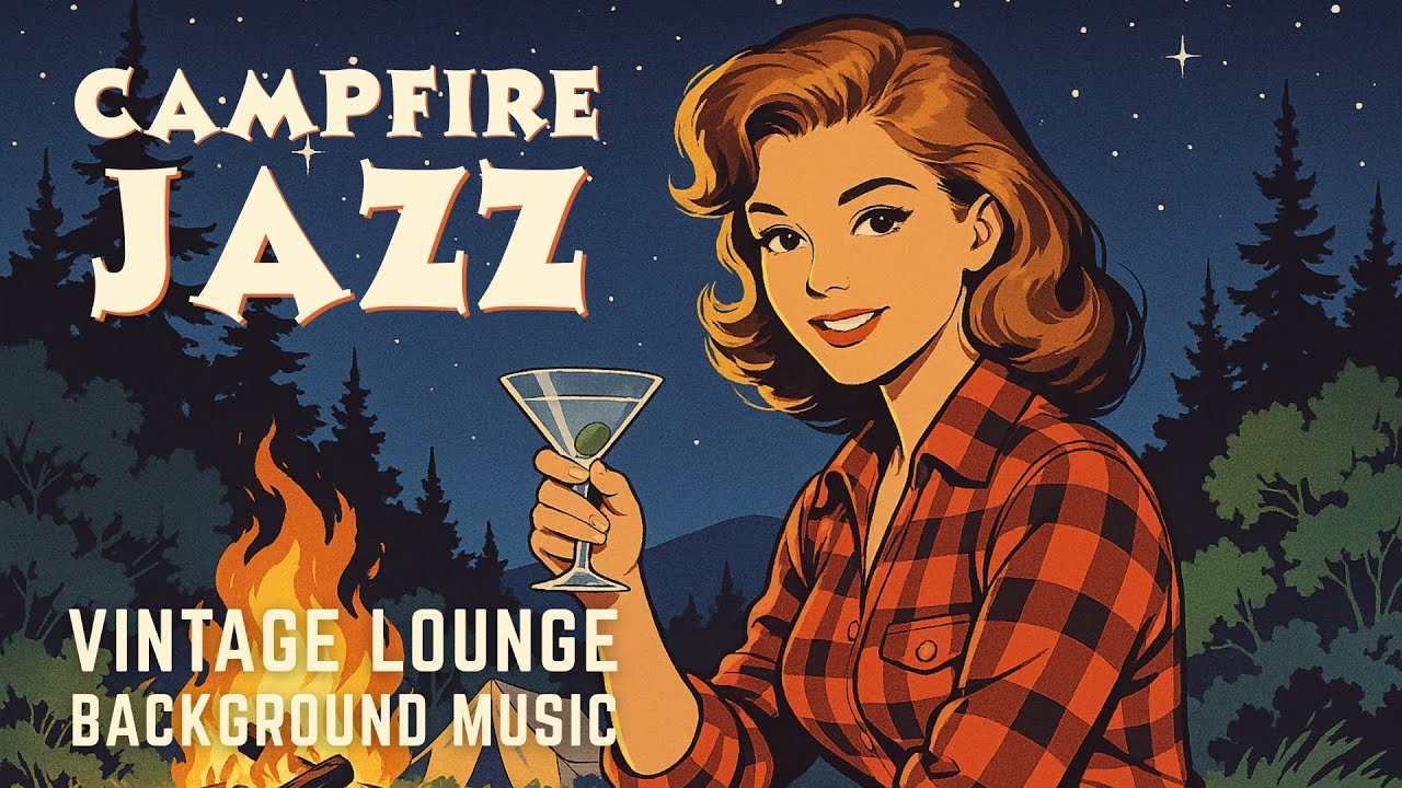 🔥 Campfire Jazz &ndash; Vintage Folk Jazz Guitar & Ukulele | Background Music for Cocktail Hour
