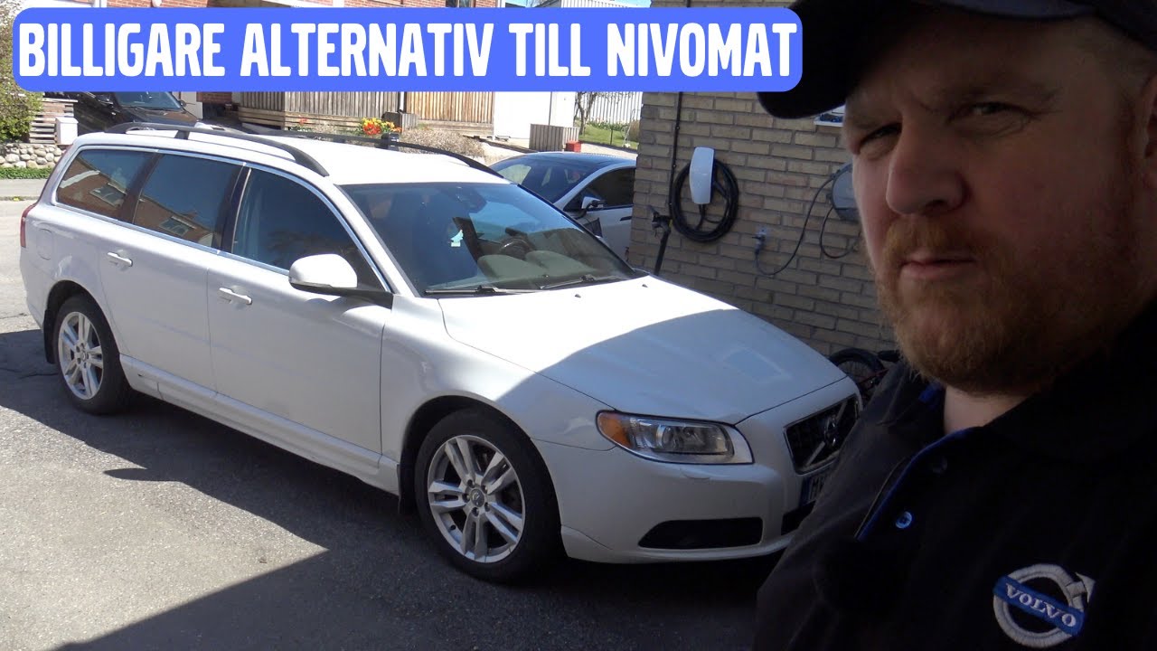 Konvertera trasig Nivomat till vanlig fjädring på Volvo V70 2012-2016