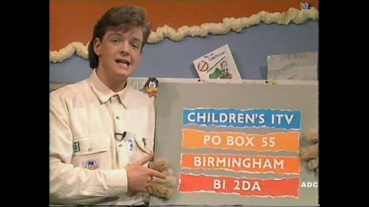 CITV Mark Granger in-vision links & TVS adverts 24th January 1989