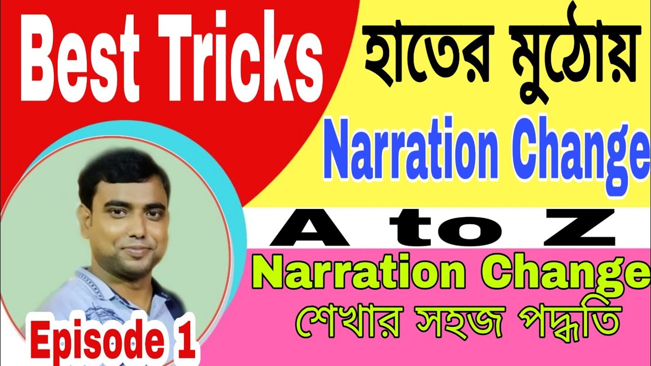 Narration Change শেখার সহজ পদ্ধতি | Narration Change in English Grammar | Narration Change Rules