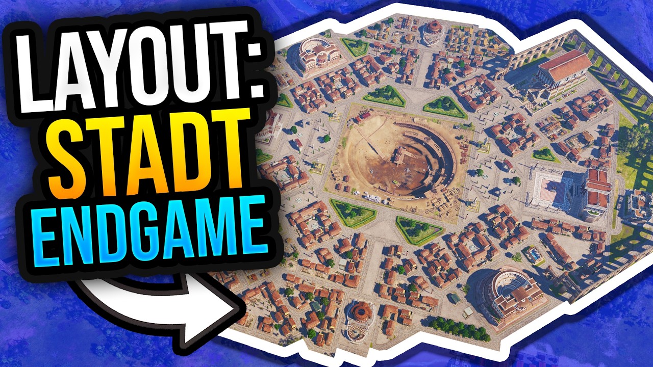 ⚓ STADT LAYOUT (ENDGAME) TUTORIAL✨ Anno 117:  PAX ROMANA