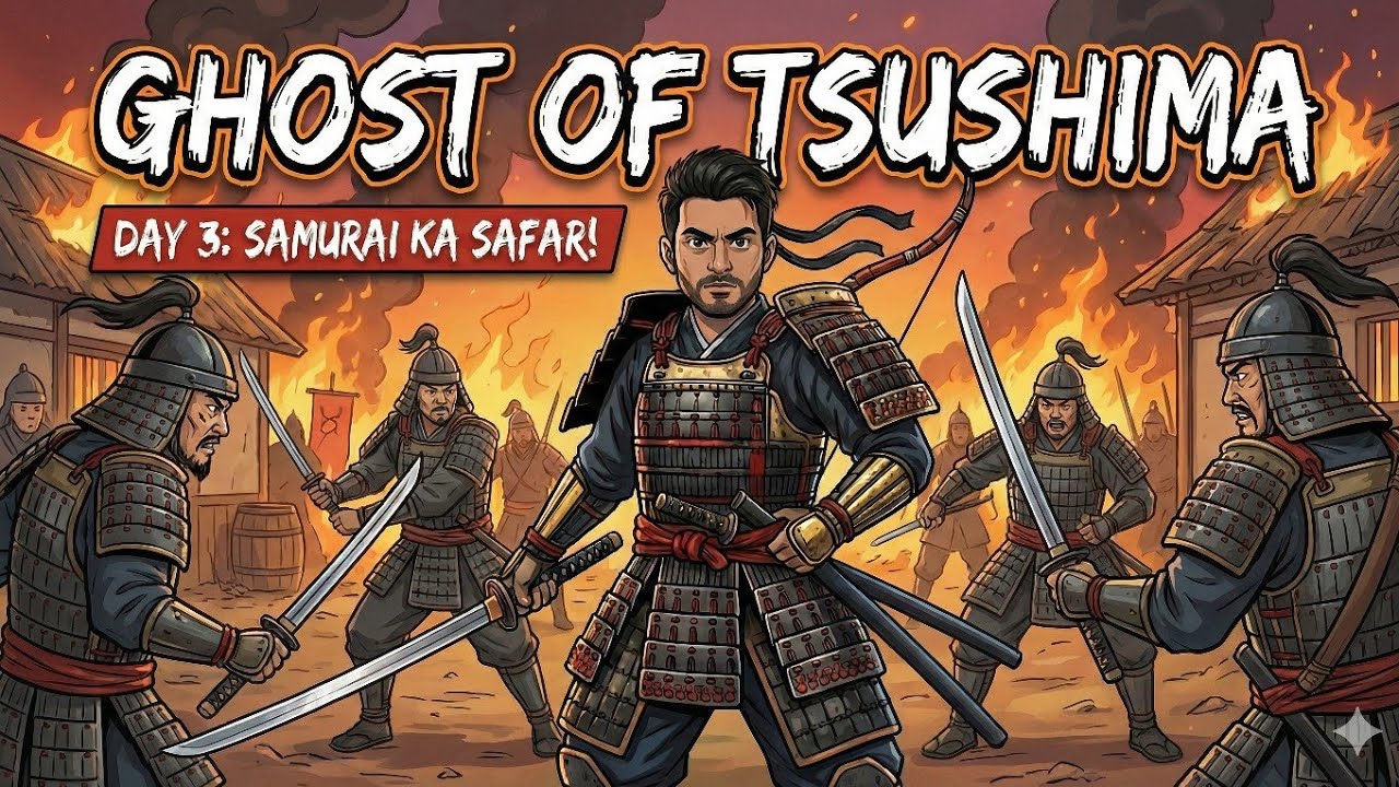 Shaitan vs Mongol Army! 🗡️ Akele sabko dho dala #ghostoftsushima part 3