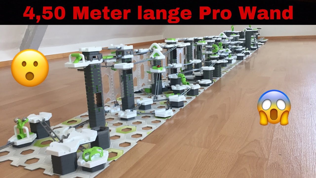 4,50 Meter lange Gravitrax Pro Wand😱😮