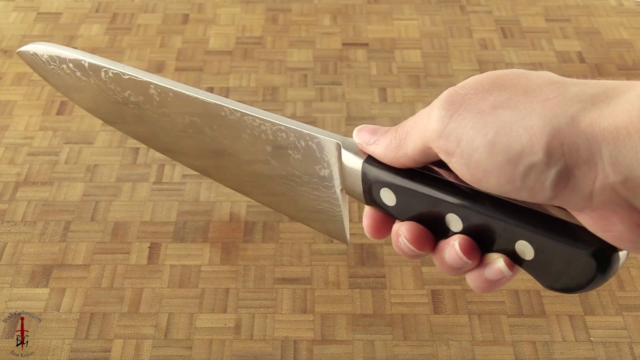 Ryusen Damascus Chef's Knife, Heavy - Gyuto Deba - 9 1/2 in. (240mm)