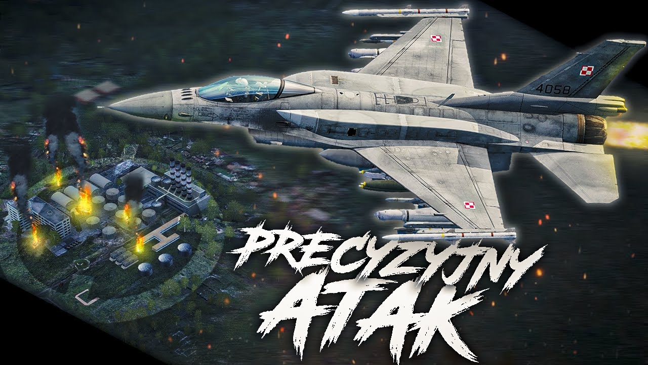 Precyzyjny ATAK Polskiego F-16 w Symulatorze DCS World