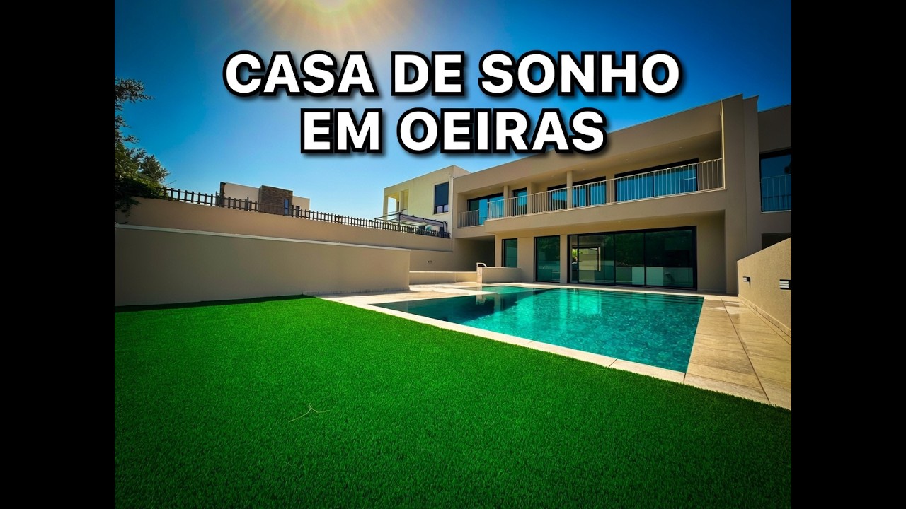 Vai querer conhecer esta Luxuosa Moradia T3 com Piscina em Leceia, Oeiras. #ComprarCasa