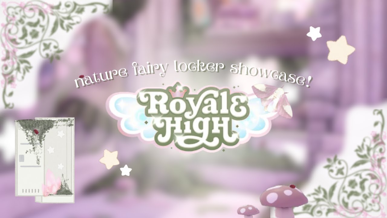 my nature fairy locker | locker build showcase | roblox royale high ♡