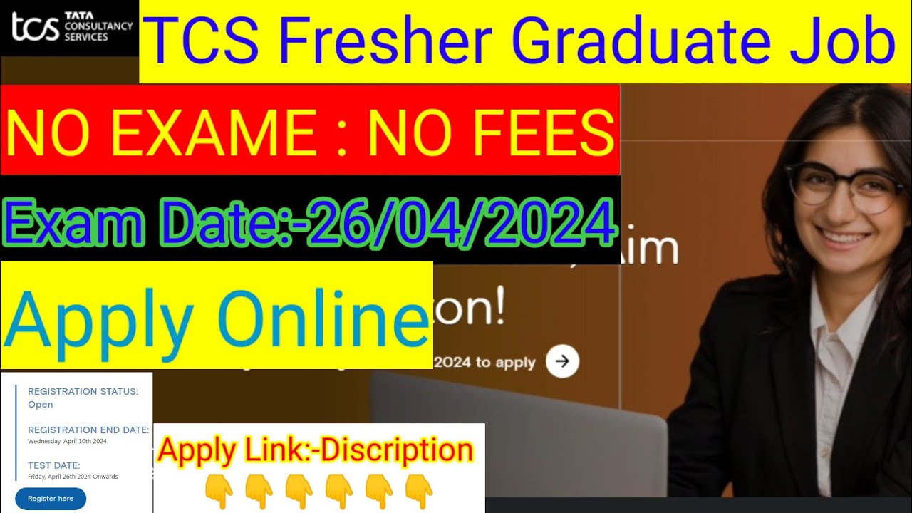 tcs recruitment 2024 for freshers | tcs registration for 2024 batch | tcs job vacancy 2024