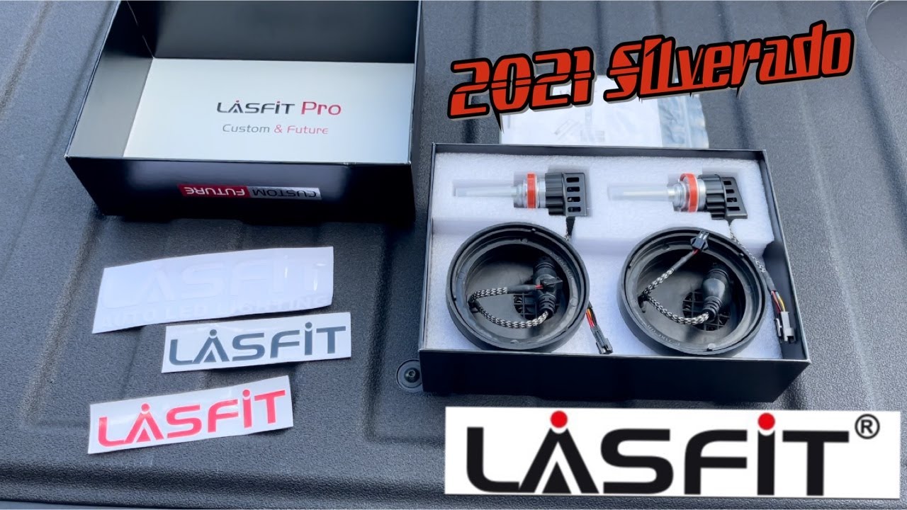 LASfit Aftermarket headlights on a 2021 Chevy Silverado