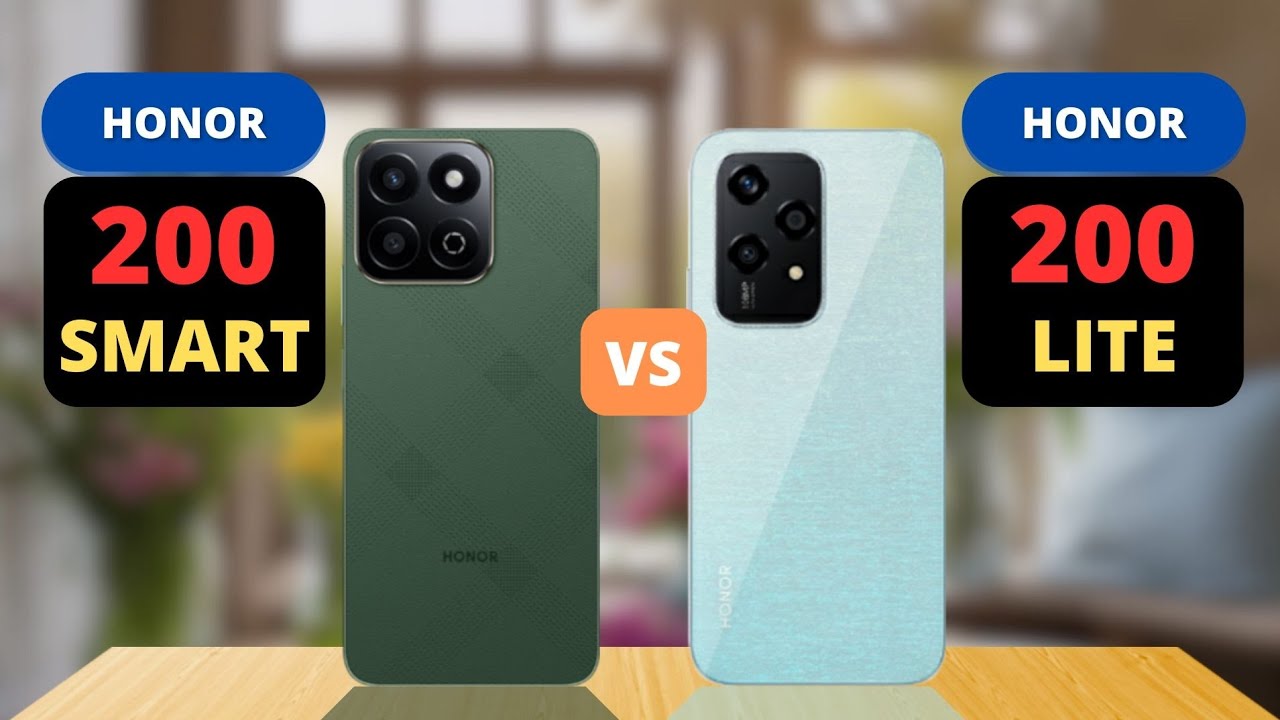 Honor 200 Smart vs Honor 200 Lite Comparison