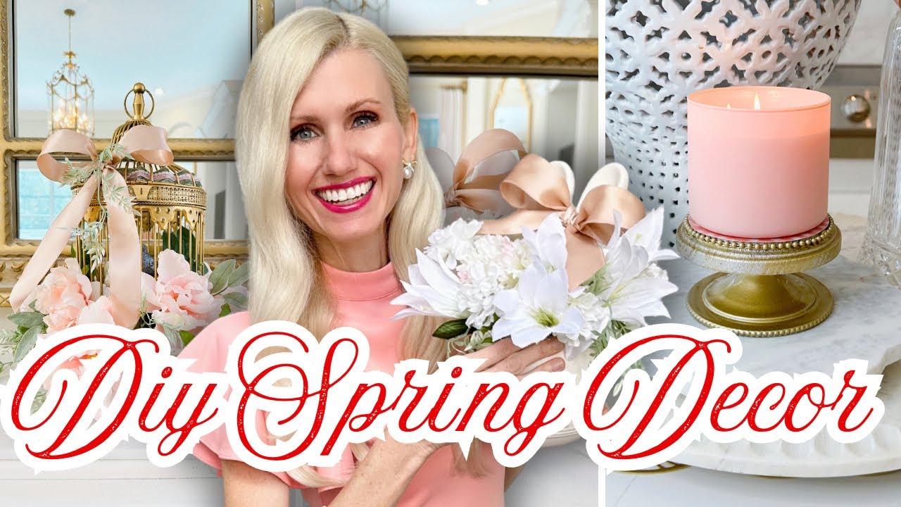 *SPRING DECOR* EVERYONE Can DIY On A BUDGET! + WEDDING DAY REVEAL!