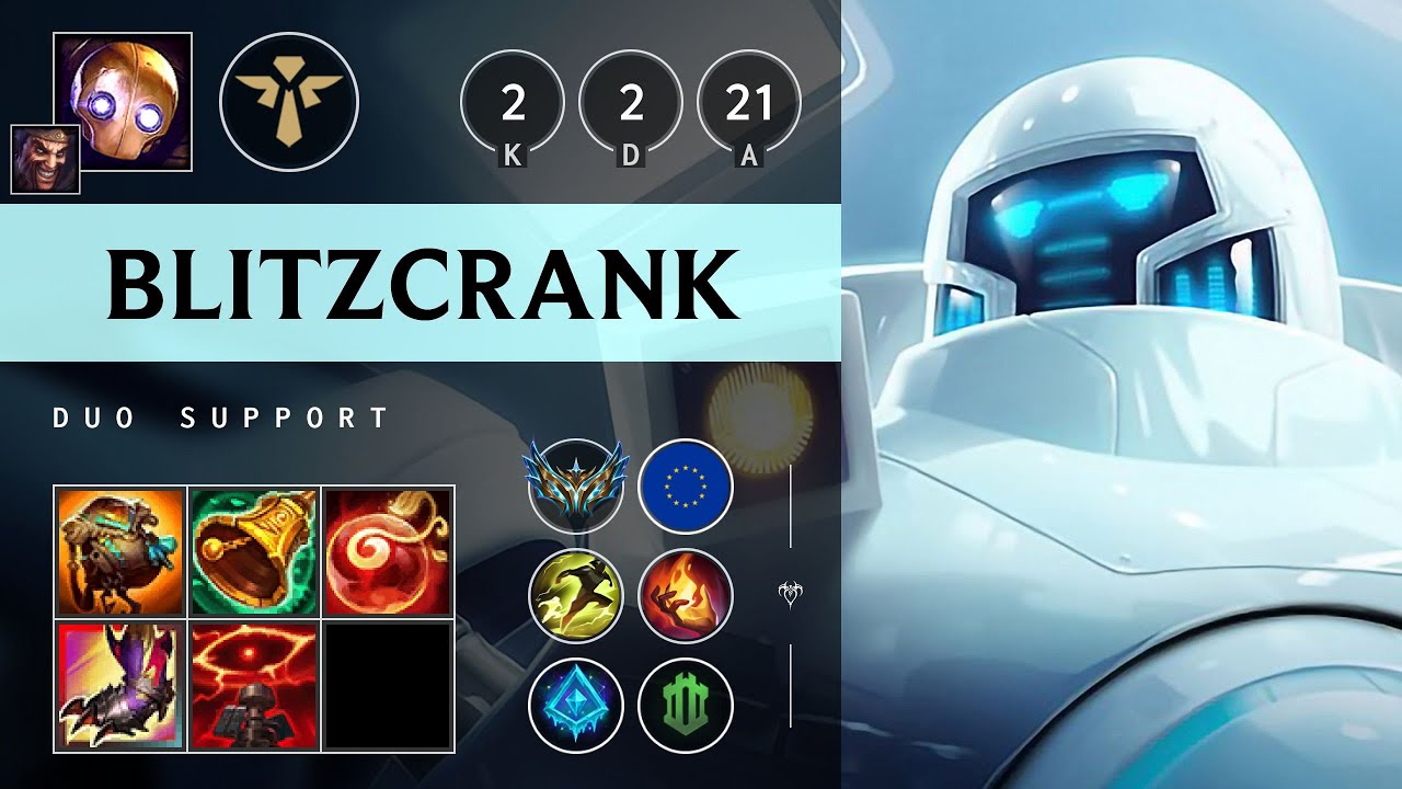 Blitzcrank Support vs Rell - EUW Challenger Patch 25.20