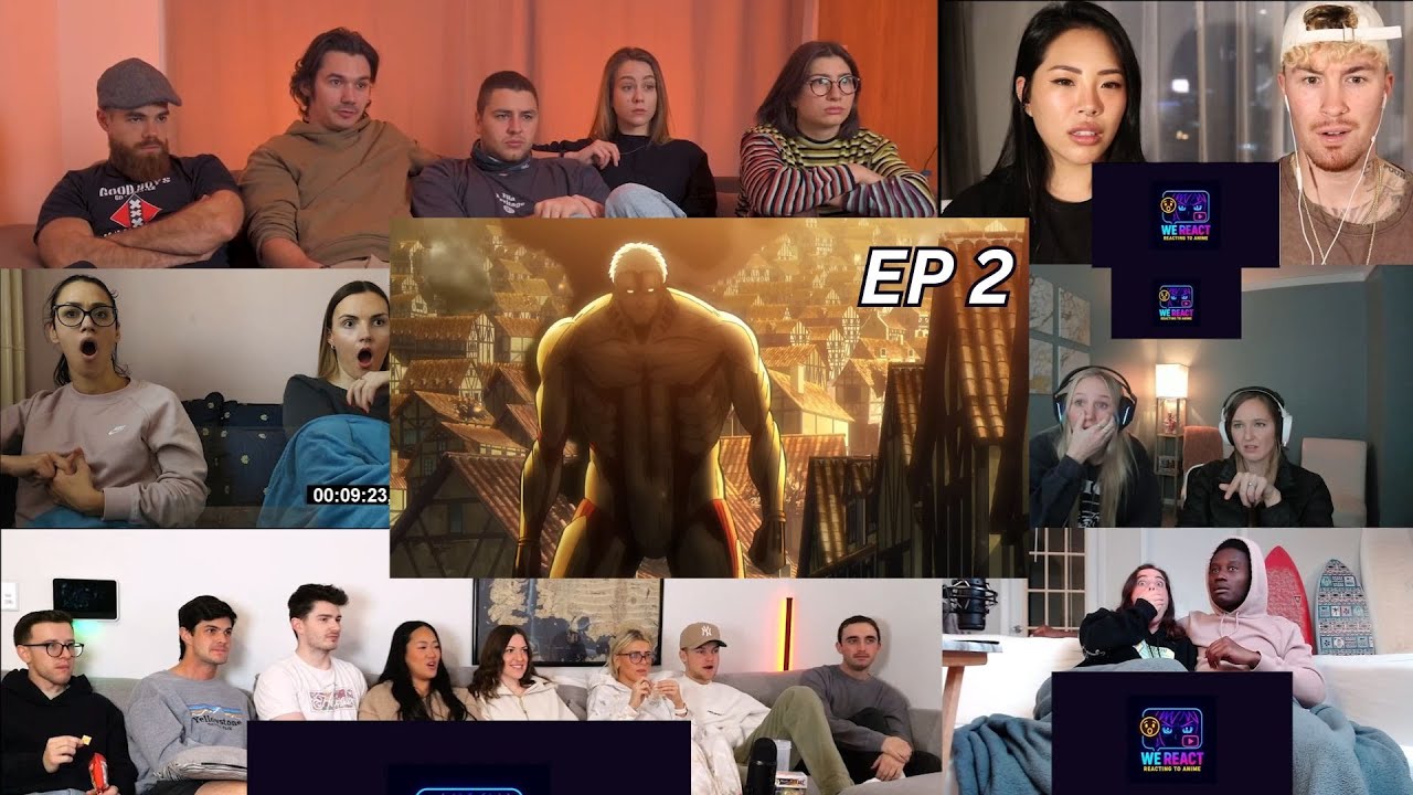 Attack on Titan Season 01 Episode 02 | Reaction Mashup