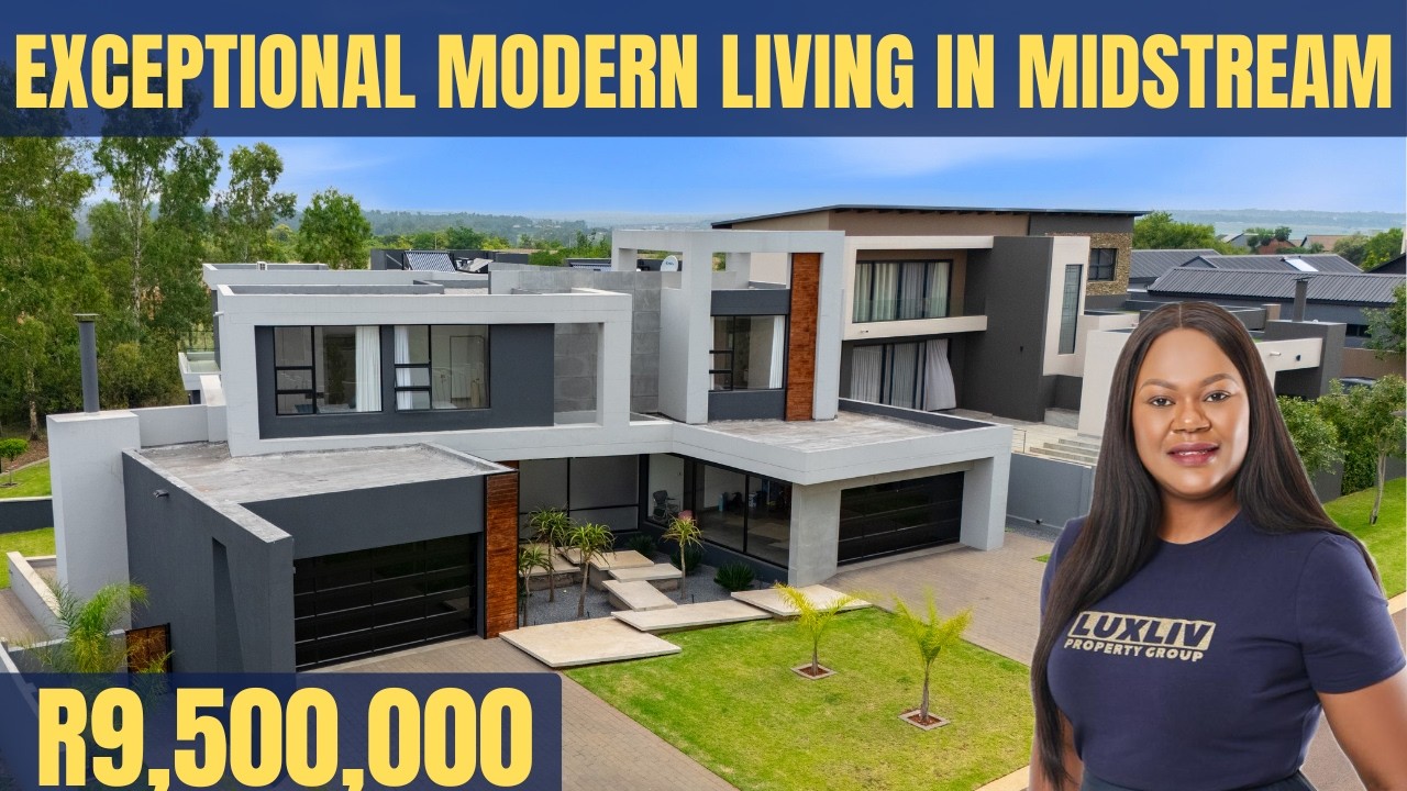 R9,500,000 | Exceptional Modern Living | Industrial Luxury Home | Midstream Ridge Estate