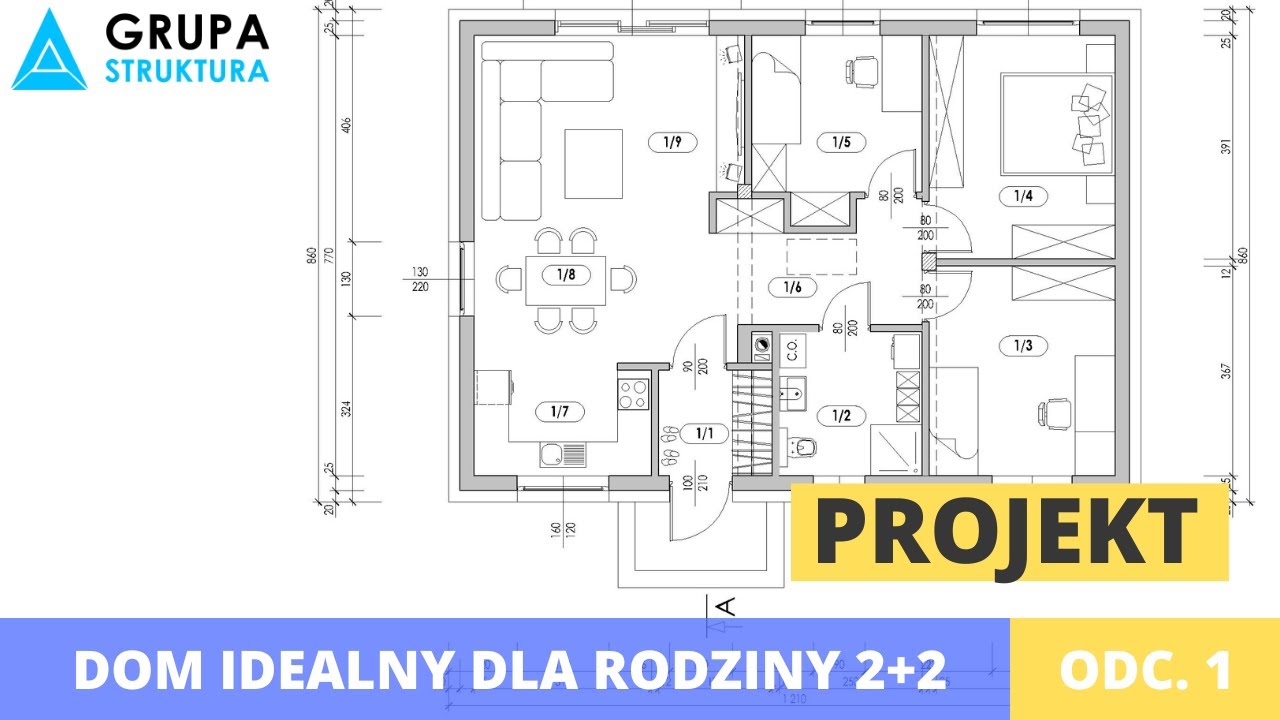 Dom idealny dla rodziny 2+2👨‍👩‍👧‍👧 | Odc. 1 | Projekt
