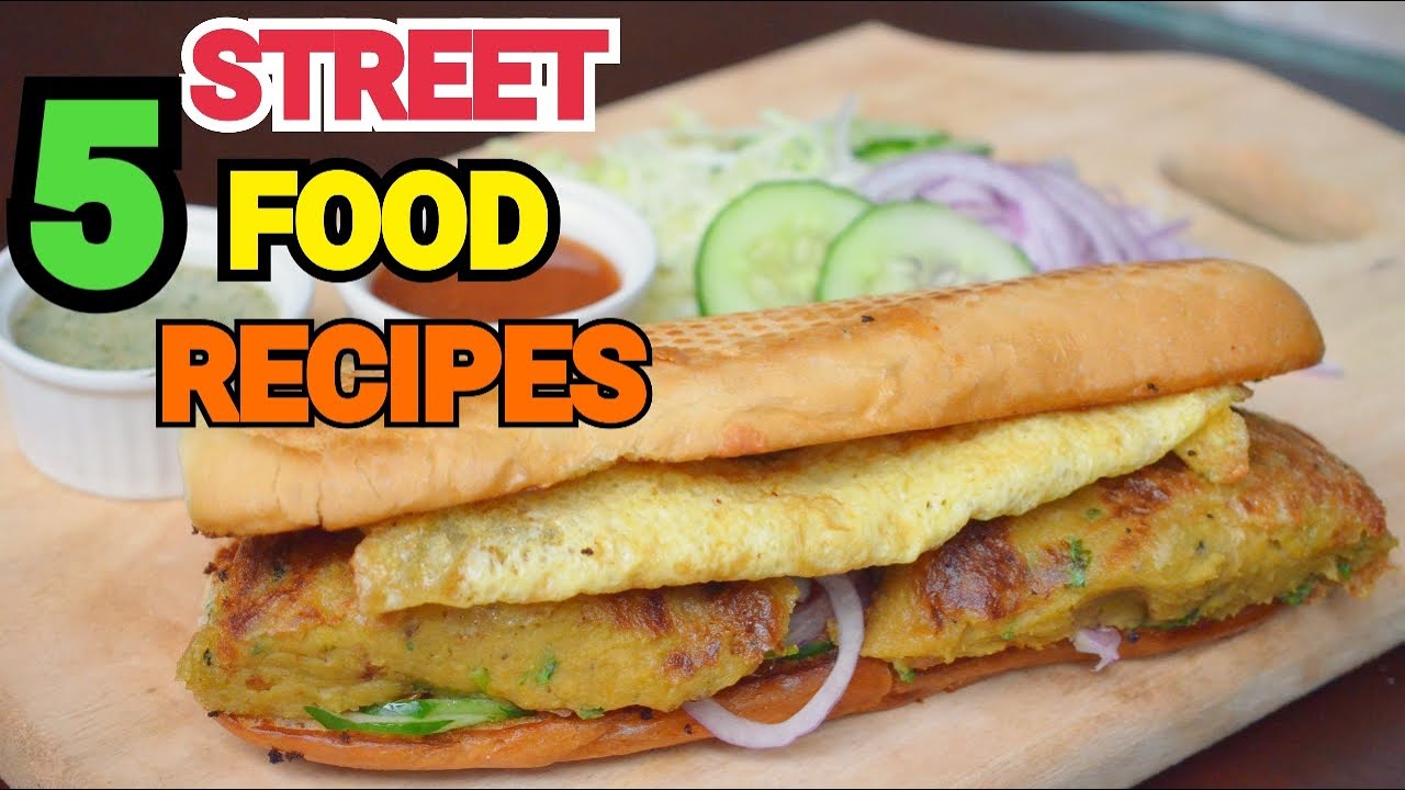 TOP 5 Desi STREET FOOD || 100% Bazar Jesa Taste by (YES I CAN COOK) #StreetFood