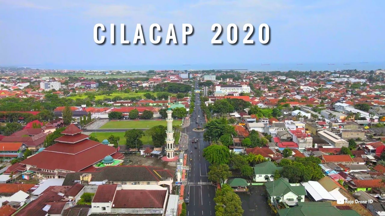 Drone View Kota Cilacap Jawa Tengah 2020