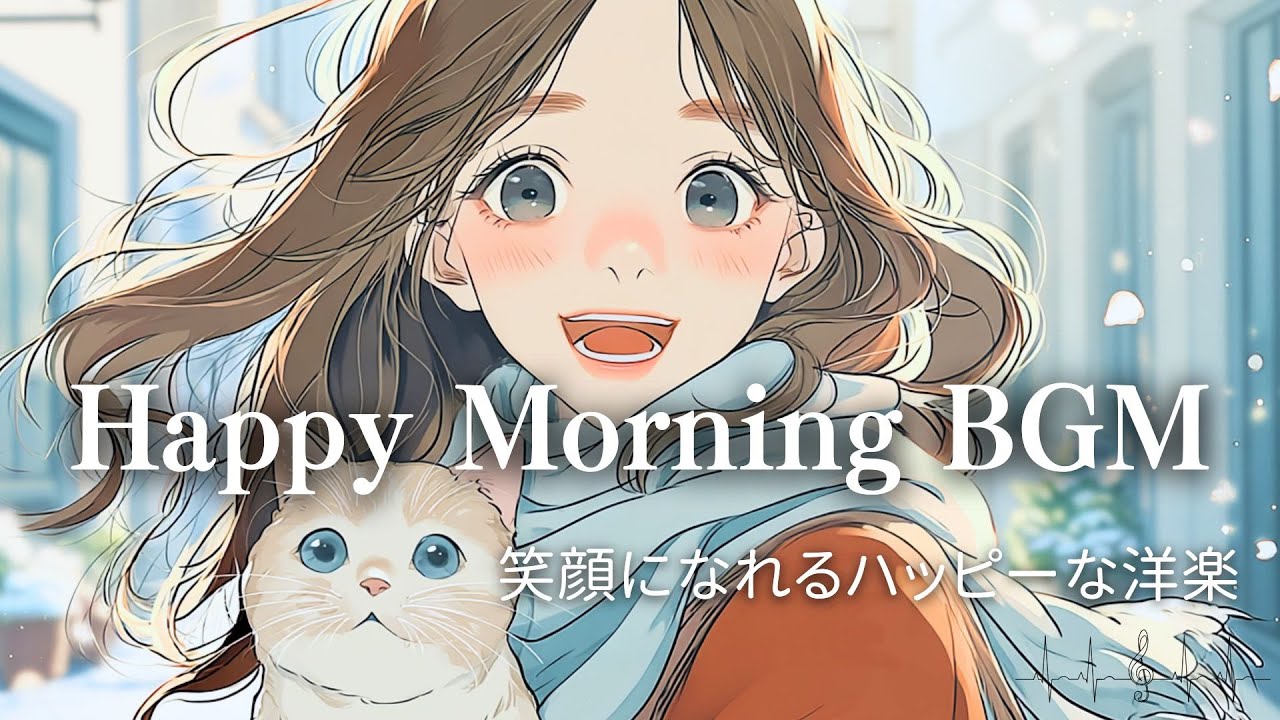 ［洋楽］Happy Morning☀️音楽から始まる朝の洋楽プレイリスト⁑ morning/studying/work/shoqp/cafe/BGM