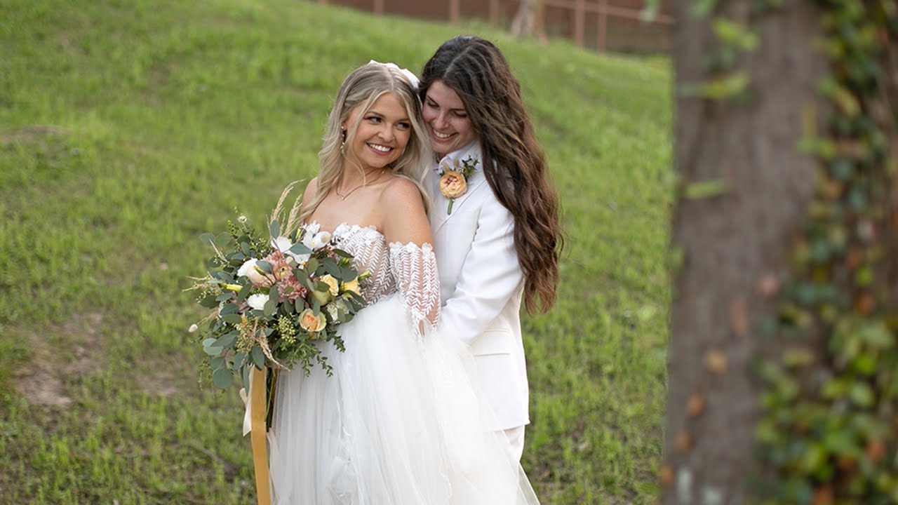 Lesbian Wedding in Hattiesburg, Mississippi | Two brides: Jenny and Brooke