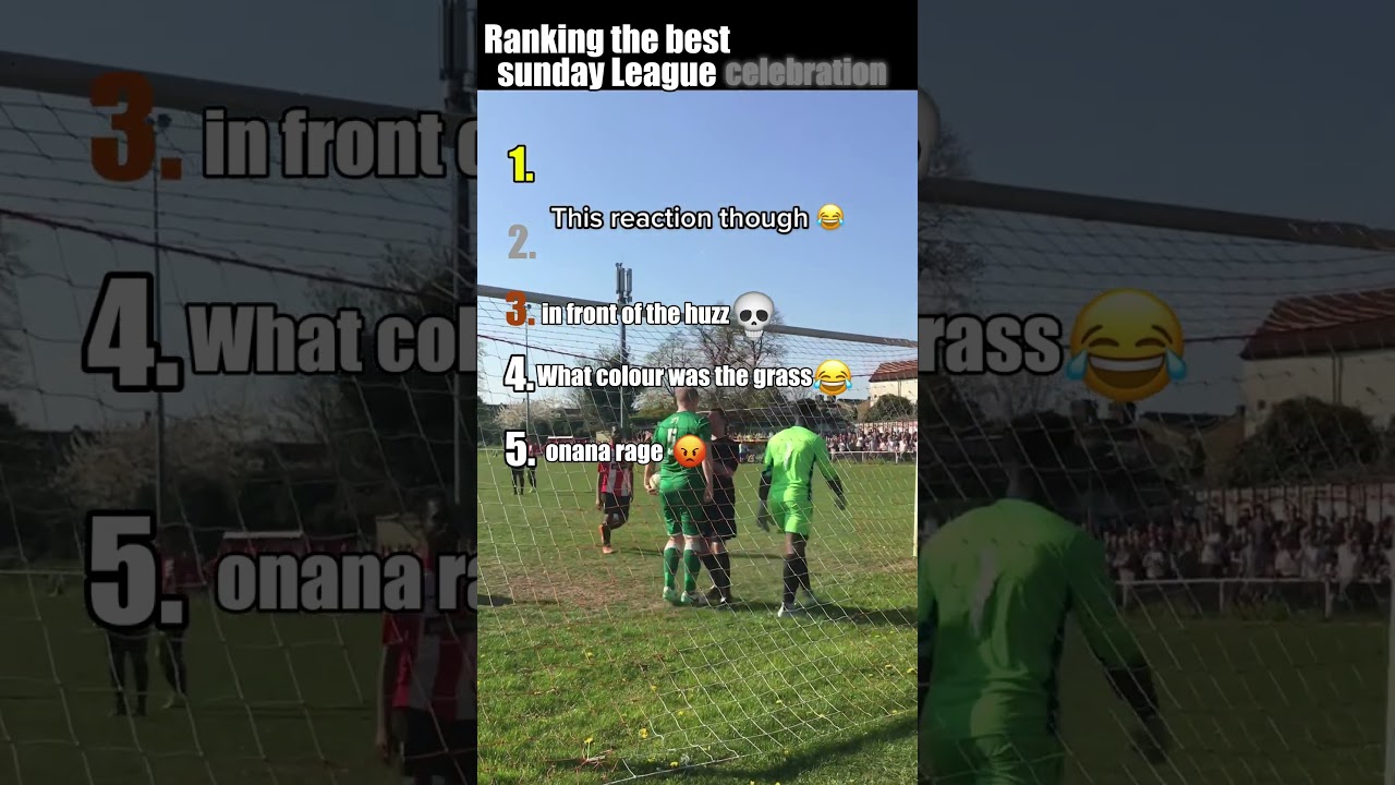 Rankingt the best Sunday League celebration 😂⚽️🔥