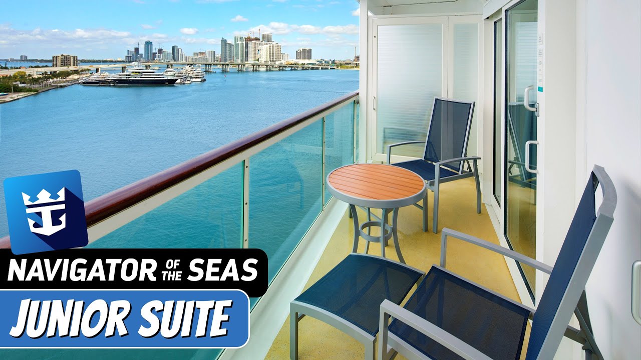 Navigator of the Seas | Обзор и экскурсия по лайнеру Junior Suite в формате 4K | Royal Caribbean