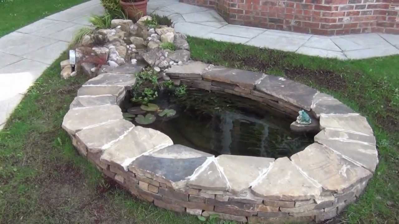 Small Fish Pond and Cascade by Pondguru