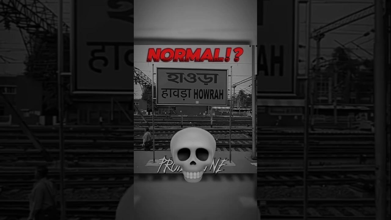 Normal *Departure* ☠️💀 ll #Howrah #Junction