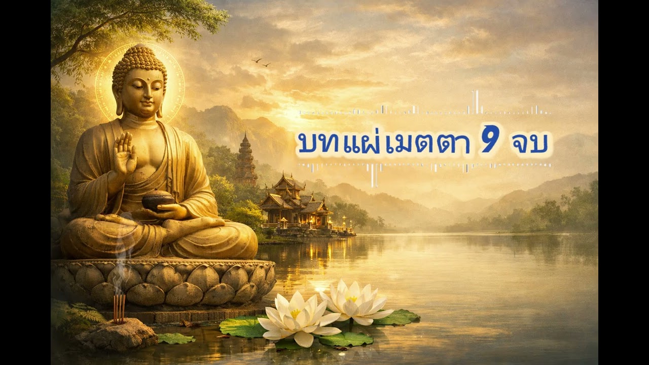 บทสวดแผ่เมตตา 9 จบ