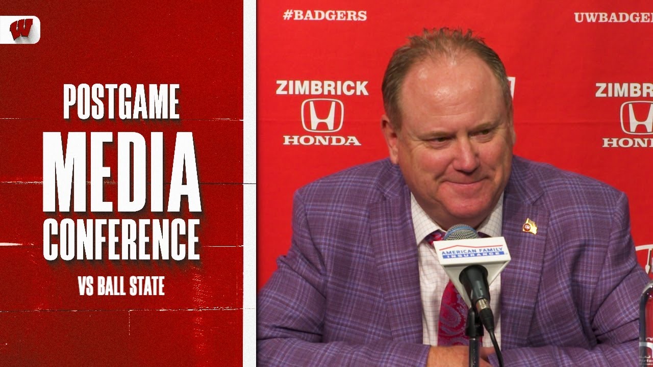 Postgame Media Conference vs Ball State || Wisconsin Basketball || Nov. 11, 2025