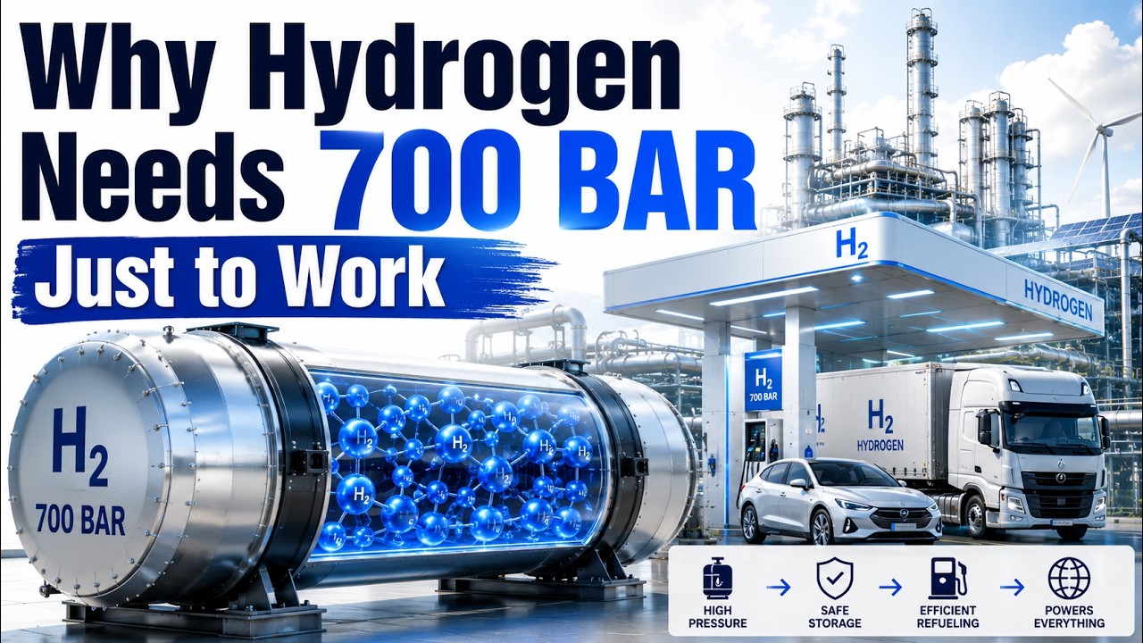 Why Hydrogen Needs 700 Bar Just to Work