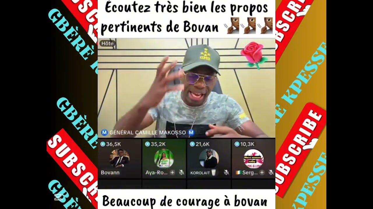 🇹🇬 BOVAN EXPLIQUE TOUT DANS LE LIVE DE MAKOSSO 🇹🇬