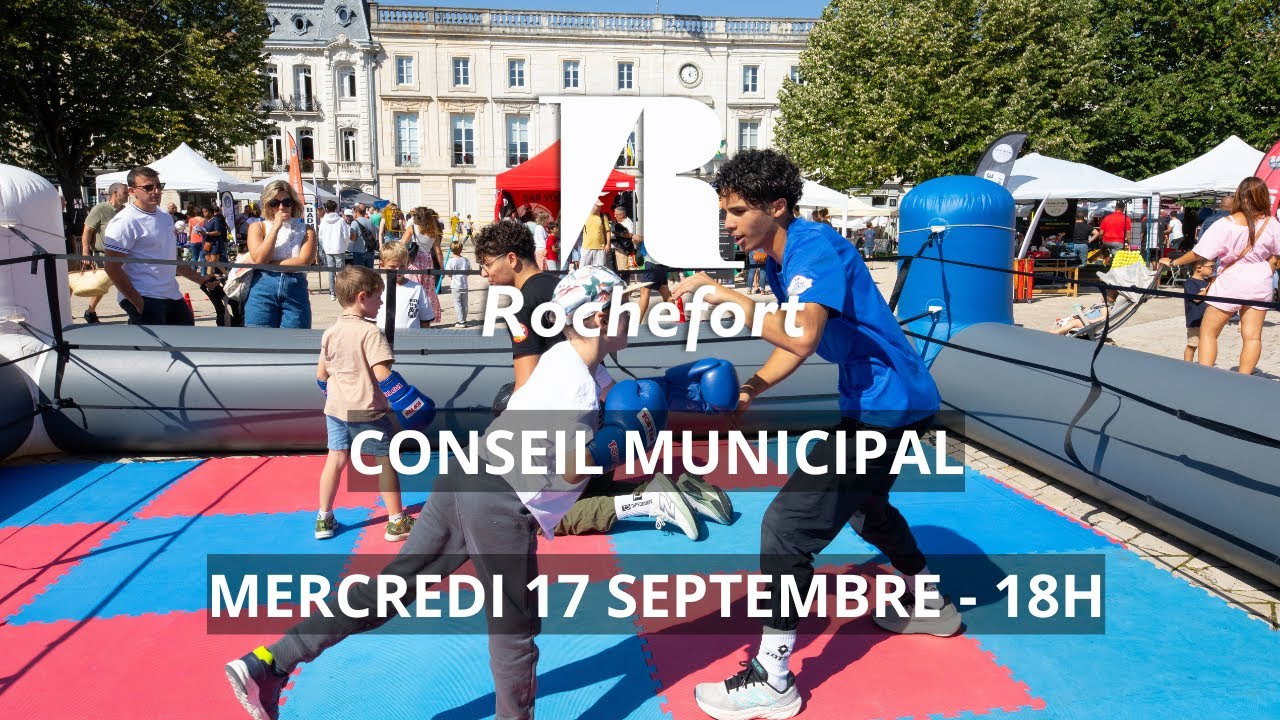 Conseil Municipal du mercredi 17 septembre 2025 | Ville de Rochefort