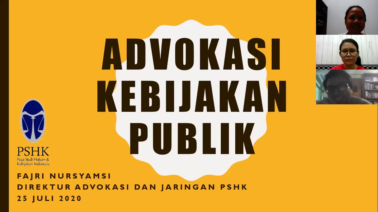 Cara Advokasi Kebijakan Publik