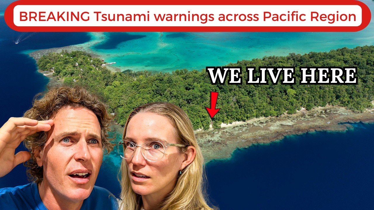 Living Off-Grid on an ISLAND During a Tsunami Scare