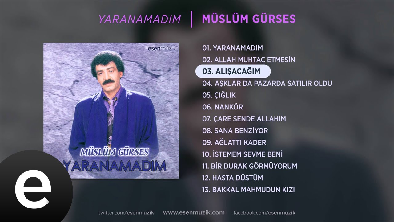 Alışacağım (Müslüm Gürses) Official Audio #alışacağım #müslümgürses - Esen Müzik