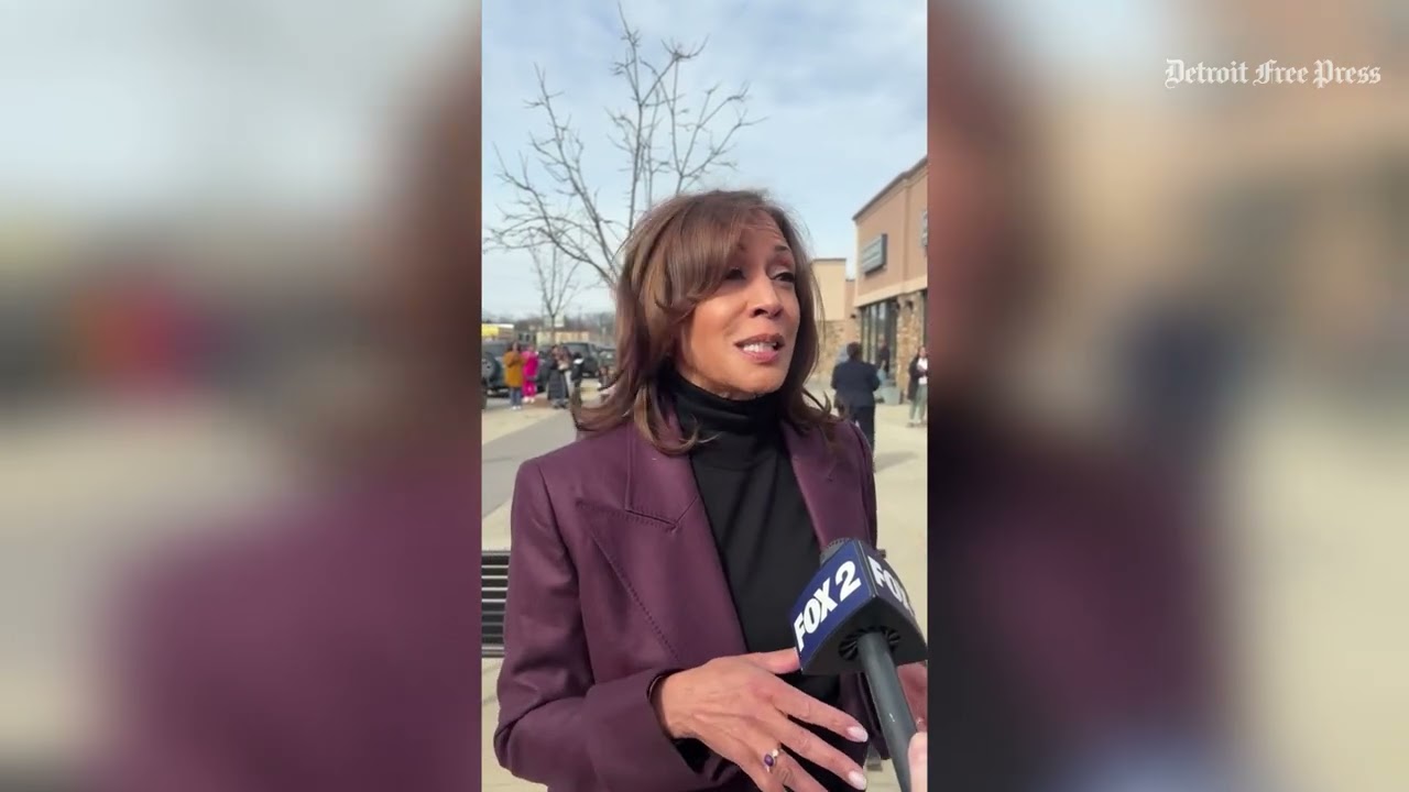 Kamala Harris speaks on Iran attacks while in Detroit