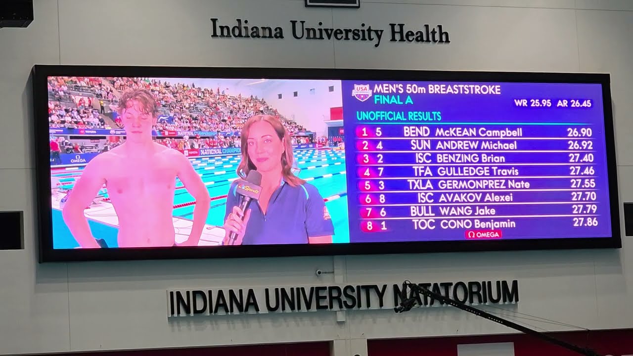 Men's 50m Breaststroke ~ 2025 Toyota National Swimming Championships