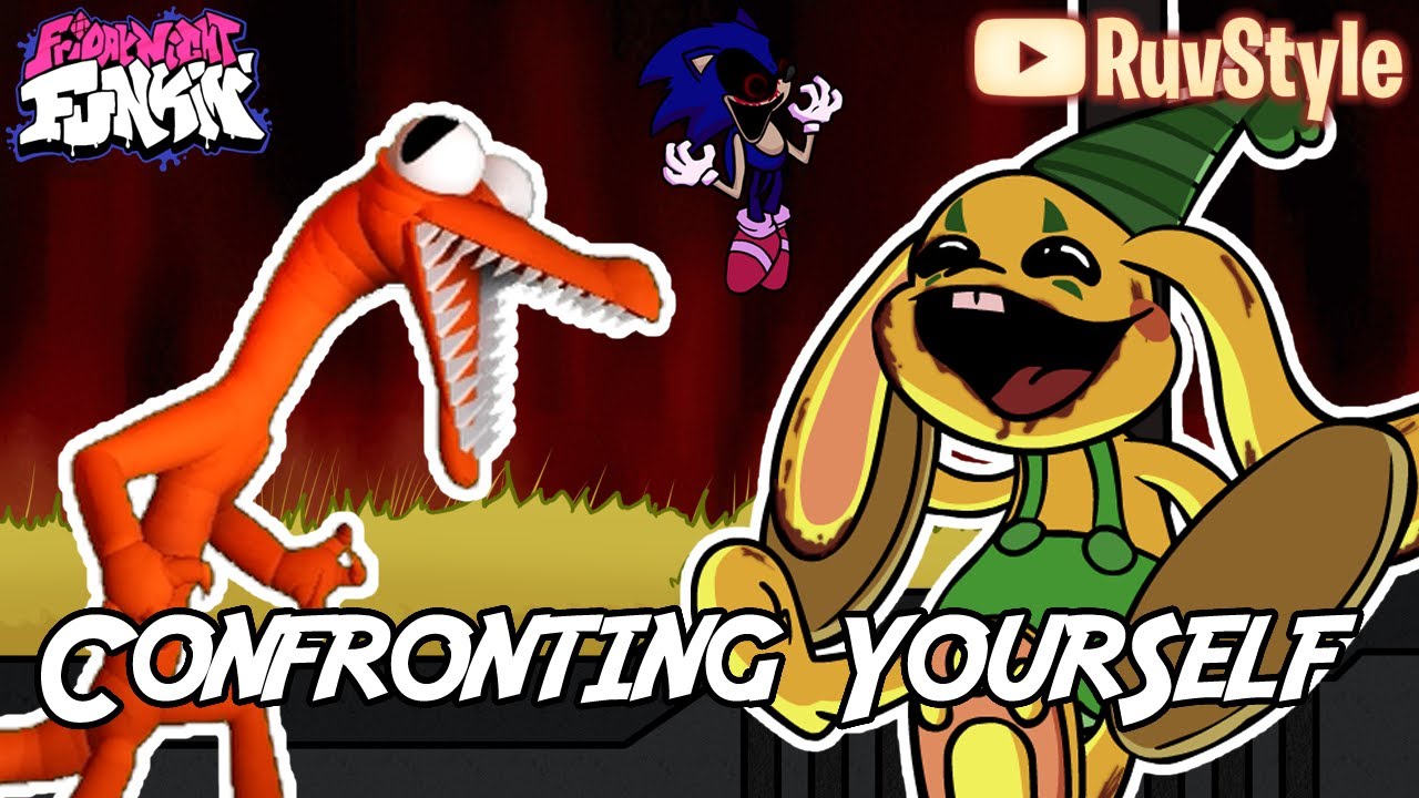 FNF Confronting Yourself but it's Orange vs Bunzo