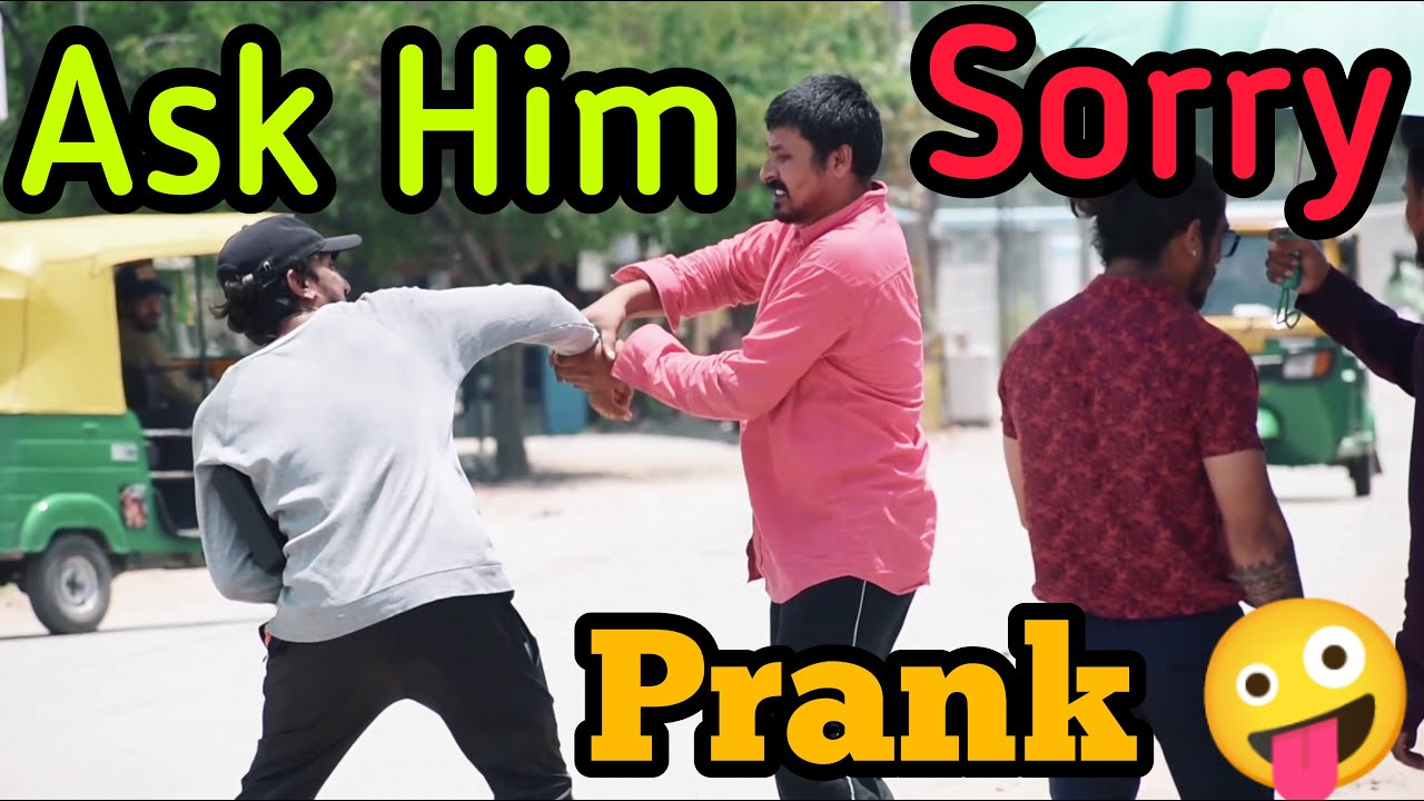 ಜನರಿಗೆ ಕ್ಷೇಮ ಕೇಳಿಸುವ ತಮಾಷೆ😂😜😂//Makeing a Stranger to aks Sorry 🤪😂😂 PRANK 🤪