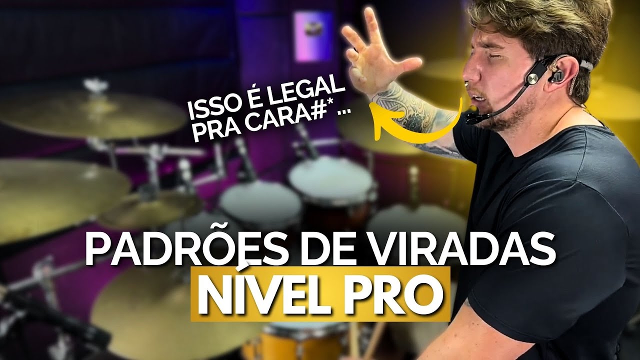 Os Bateristas Profissionais Estão Usando Esses Padrões!