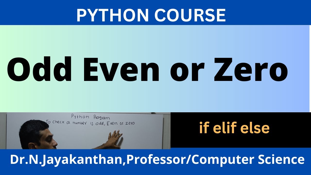 Python Program to Check if a Number is Odd, Even, or Zero &ndash; Simple Tutorial!