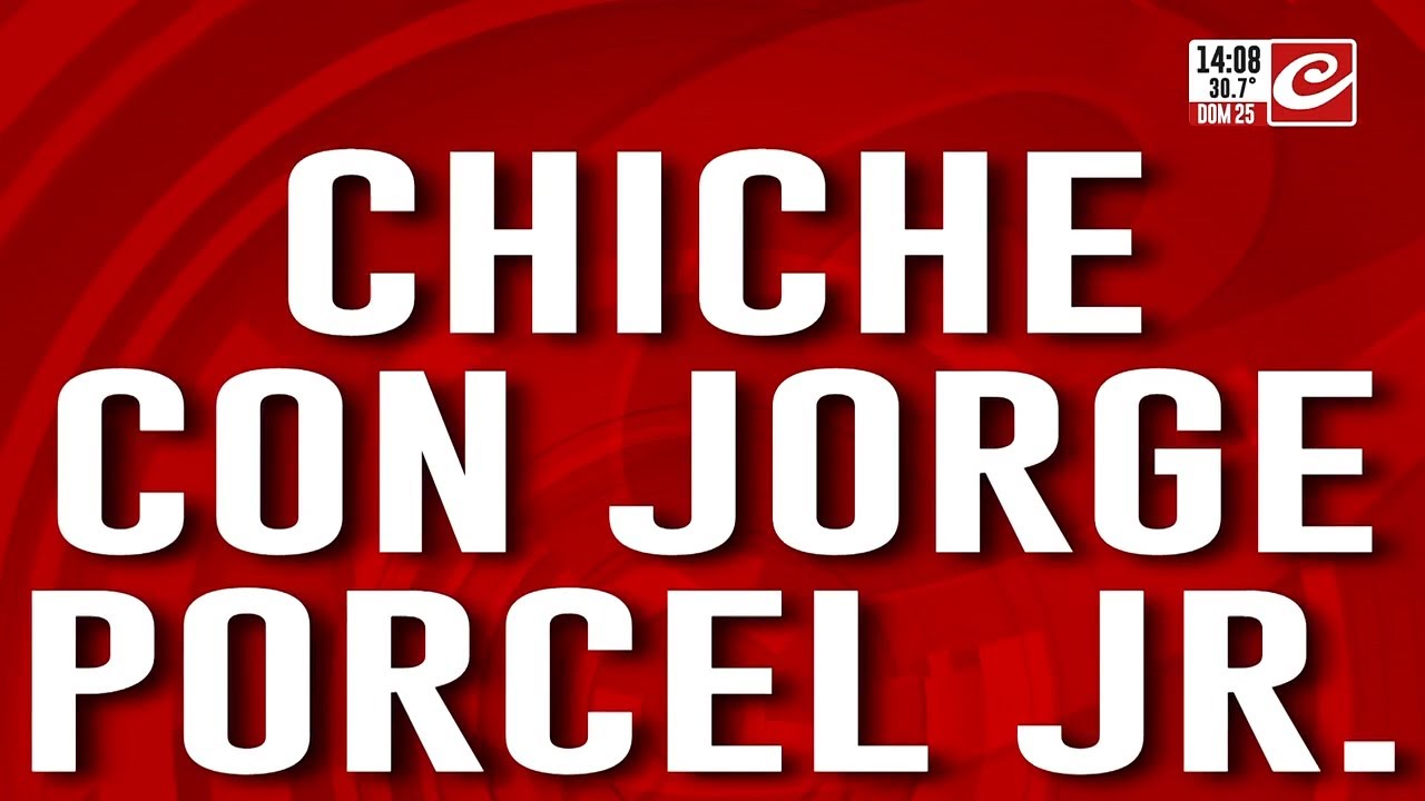 Chiche con Jorgito Porcel: sigue buscando un trabajo acorde a 