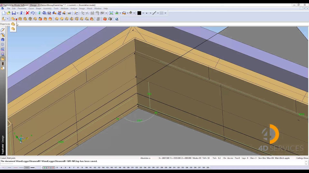 4D Services - Topsolid - WoodCAD - Distribution Demo