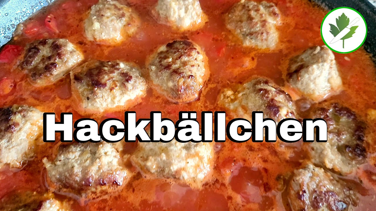 Hackbällchen in Paprika- Tomatensoße mit Reis 👉 Perfekt als Kinderessen