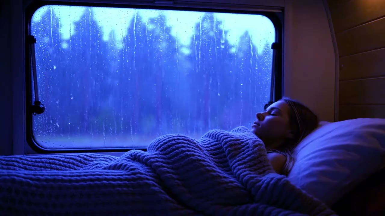 Deep Rain and Thunder Ambience for Quiet, Peaceful Evening Rest