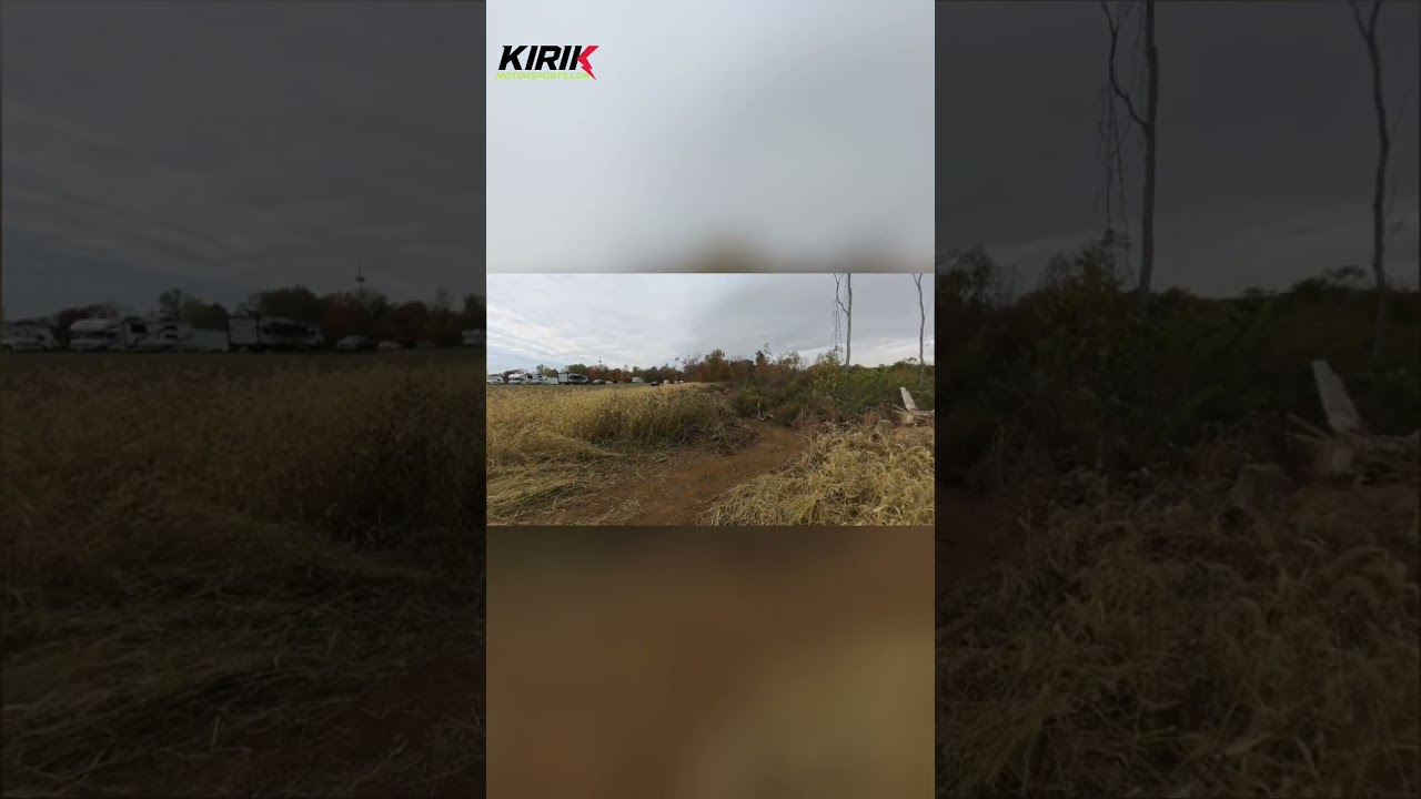 ATV Rider Tackles Muddy Track at Ironman GNCC 