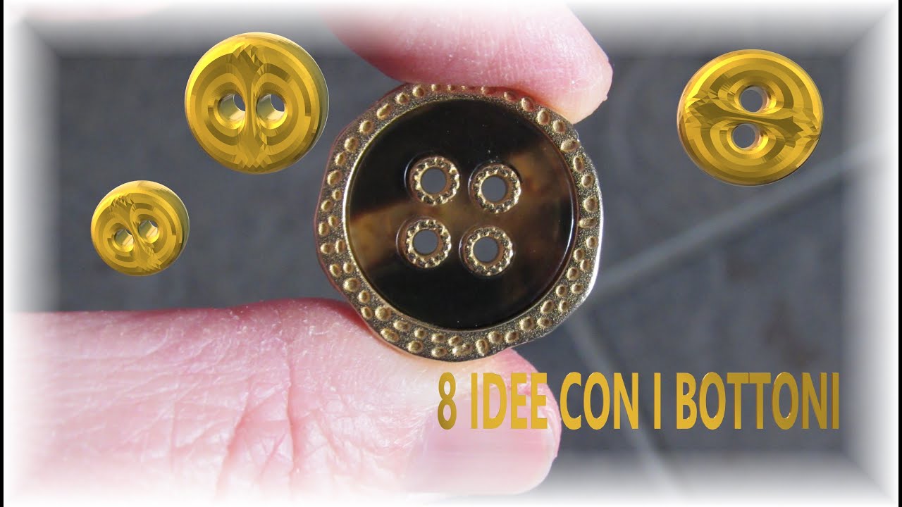8 Idee Coi Bottoni #bottoni #ideefaidate #craft #ideas @geniALE72